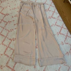 Free People Cream Wide-Leg Pants